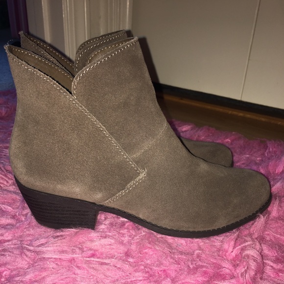 Dark Nutmeg Real Suede Slip on Ankle Boots - Picture 3 of 12